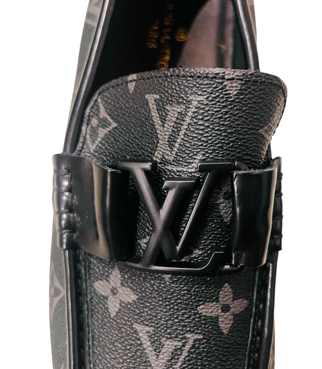 Louis Vuitton Monogram Street Style Plain Leather Logo Oxfords