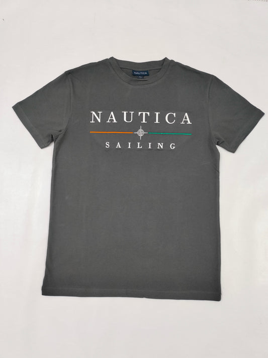 Nautica Embroidered Crew Neck Short Sleeves T-Shirt
