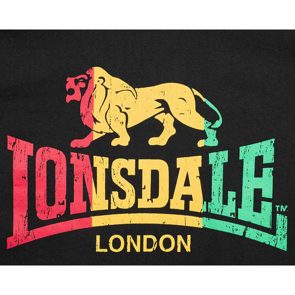 Lonsdale Mens T-Shirt Freedom Black
